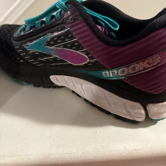 BROOKS 'GHOST 9' Purple Blue Granite Sneakers Size 8 - Picture 4 of 7